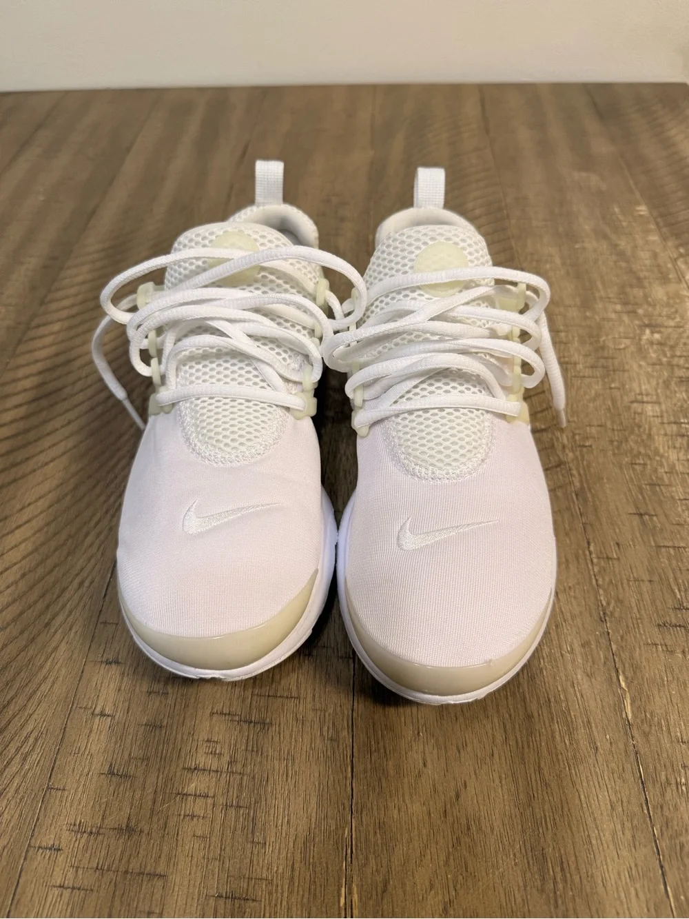 Nike Air Presto Triple White GS Sneakers 833875-100 Size 6Y